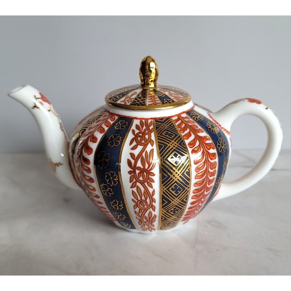 Vintage Meissen Victoria & Albert Museum Porcelain Teapot Franklin Mint 1985